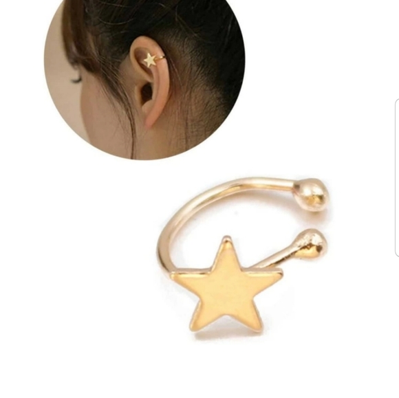 XHaleyxx Star Cuff Earring Gold - Picture 4 of 5